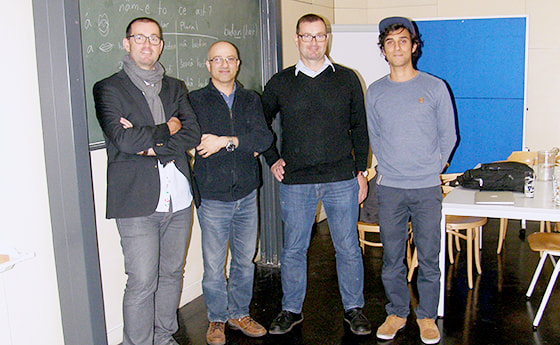 Dr. Thomas Schlager-Weidinger, Mag. Kevin Mowlaei, Dr. Stefan Schlager, Daniel Kazemi.