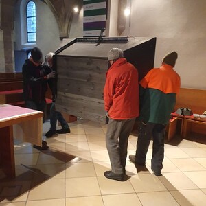 Fleißiges Mesnerteam