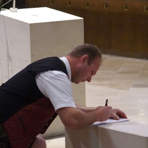 Technikcheck für den Rundfunkgottesdienst aus dem Mariendom Linz