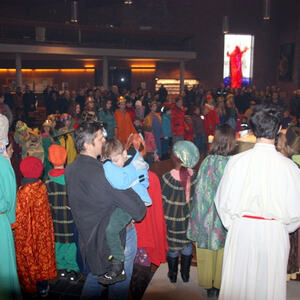 Sternsinger bei den Gottesdiensten