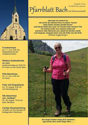 Pfarrblatt Bach