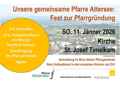 Pfarrgründungsfest am 11.1.2026