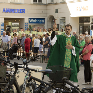 Bike&Pray-Gottesdienst mit Fahrradsegnung