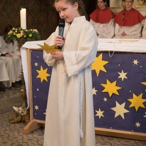 Ministrantenaufnahme und Danke an Albert Pesendorfer