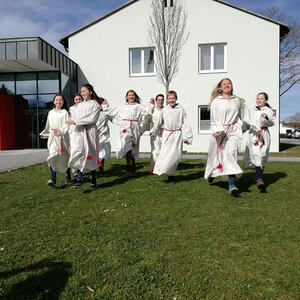 Unsere MinistrantInnen bereiten sich auf ihre Romreise vor