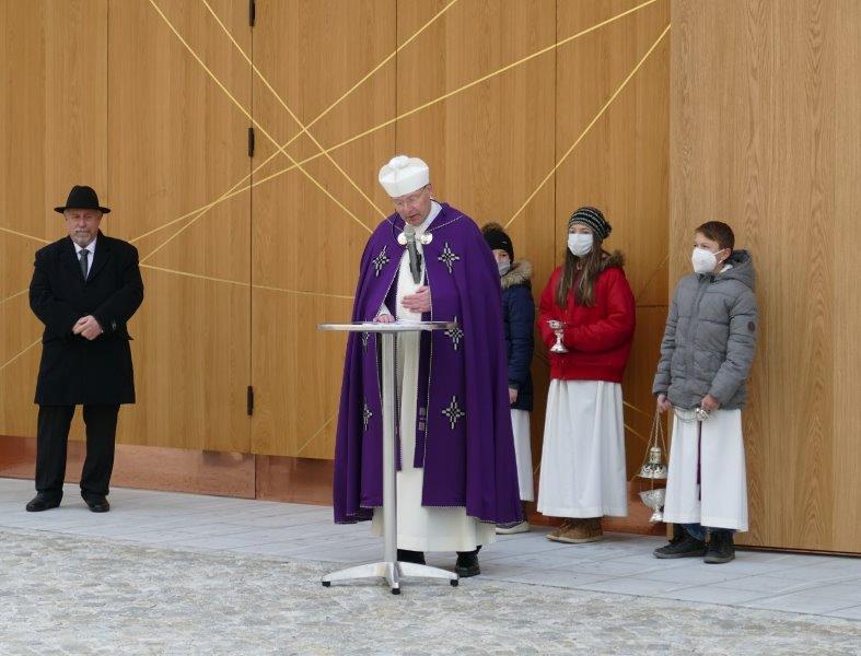 Einweihung der Aufbahrungshalle