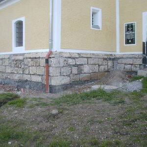 Außenrenovierung Pfarrkirche 2005