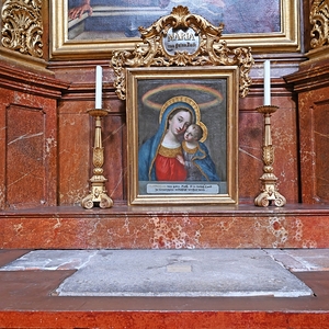 Augustinus-Altar: Vorsatzbild: Kopie des Bildes „Mutter vom guten Rat