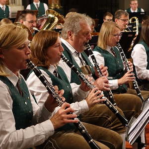 Kurz vor dem Konzert...