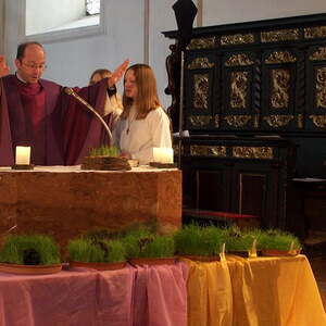 Wortgottesfeier der NMS vor Ostern