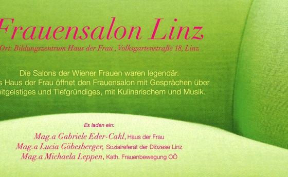 Einladung Frauensalon Linz