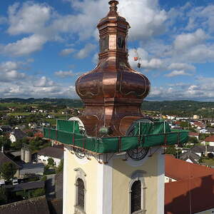 Sanierung der Turmkuppel 2017