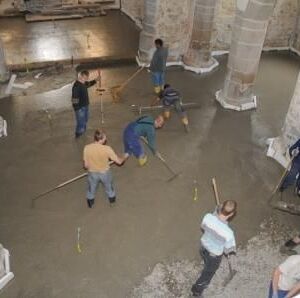 Elektroinstallationen und Betonieren