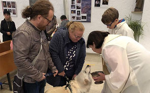 Tiersegnung in der Pfarre Linz-Hlgst. Dreifaltigkeit