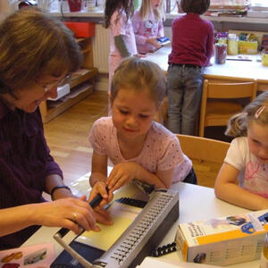 Kindergarten im April