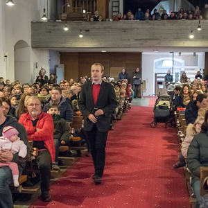 Die Kindermette in der Pfarre Kirchdorf/Krems. Gestaltet von der Katholischen Jungschar.