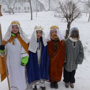 Sternsinger unterwegs 2016