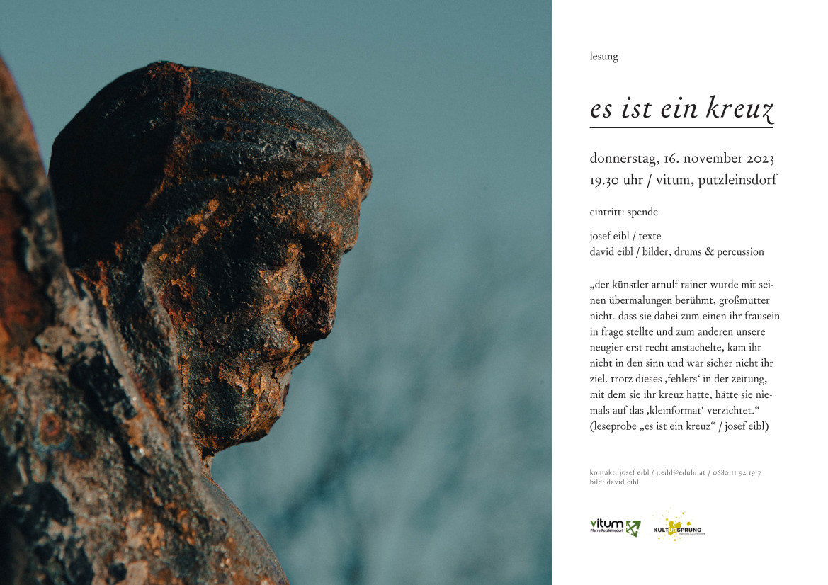 Flyer Es ist ein Kreuz