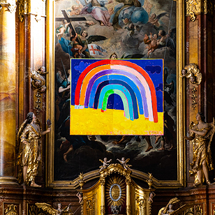 'Dancing Rainbow' von Béatrice Dreux / © Diözese Linz / Johannes Kienberger, ? Di?zese Linz / Johannes Kienbe 'Dancing Rainbow' von Béatrice Dreux