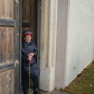 Aktion Pilgerstäbe des Fachteams Ökologie und KMB