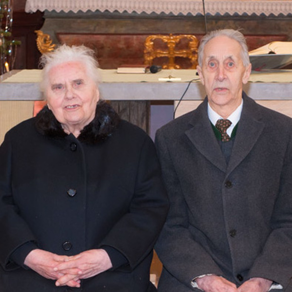 Ehepaar Pfeil aus Nebelberg / Eiserne Hochzeit