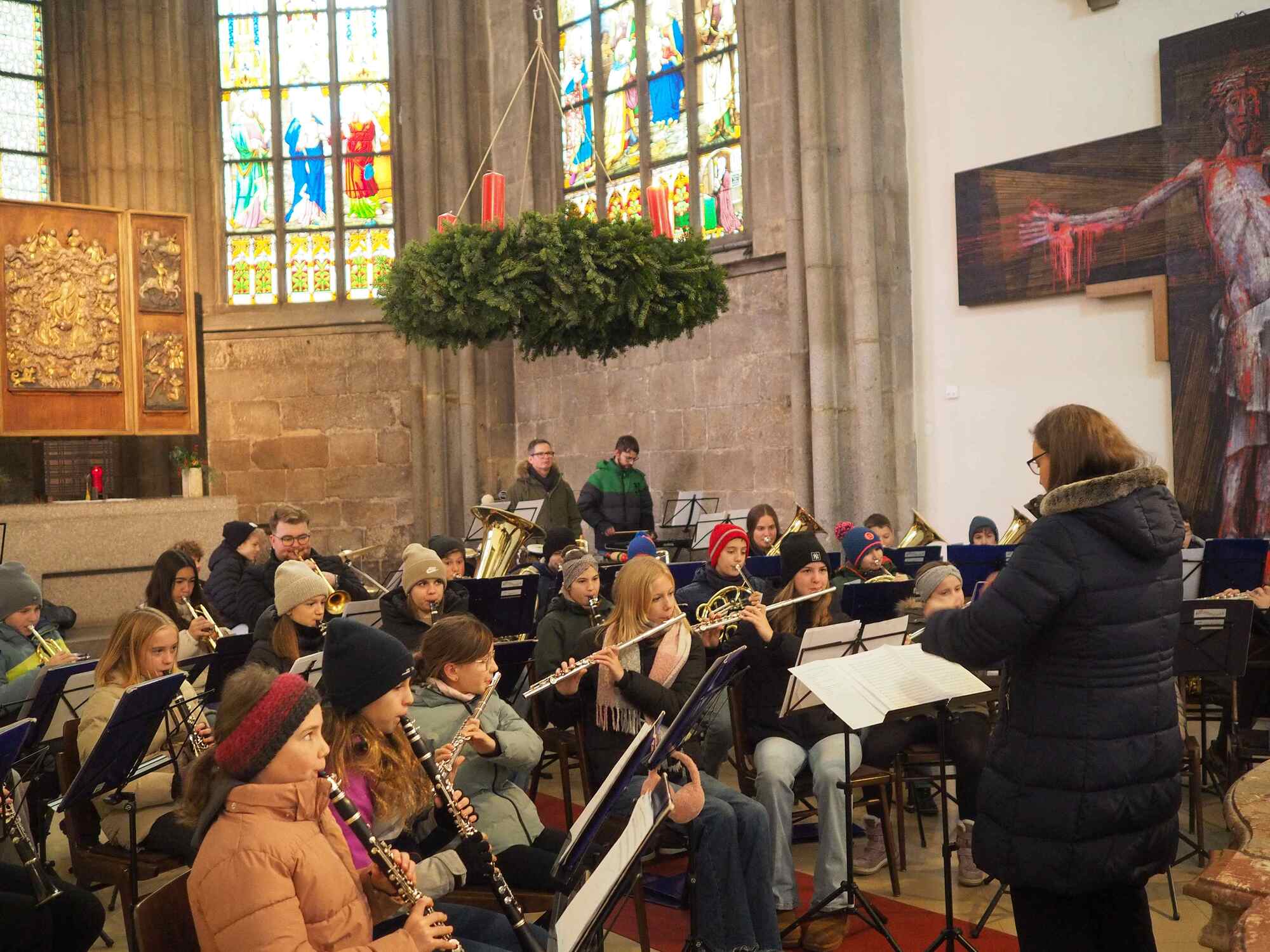 Gottesdienst mit Jugendorchester Sounhaufen der Stadtkapelle Freistadt