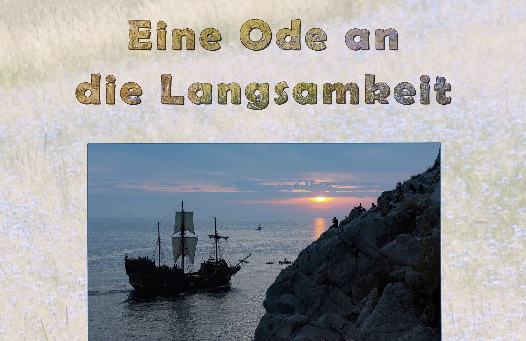 Flyer Ode an die Langsamkeit