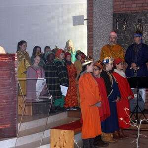 Sternsinger bei den Gottesdiensten