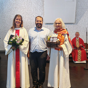 Angela Seifert, PRG Obmann Roland Lecher, Maria-Anna Grasböck