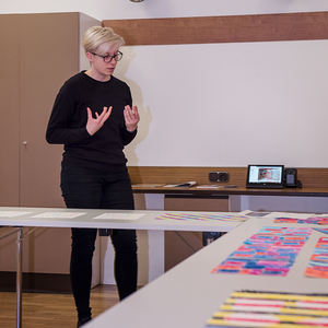 Jelena Micić im Haus der Frau