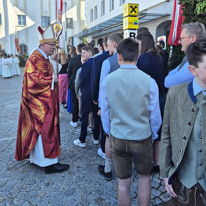 Gespräch mit den Firmlingen