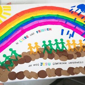 Bild aus Seidenpapier