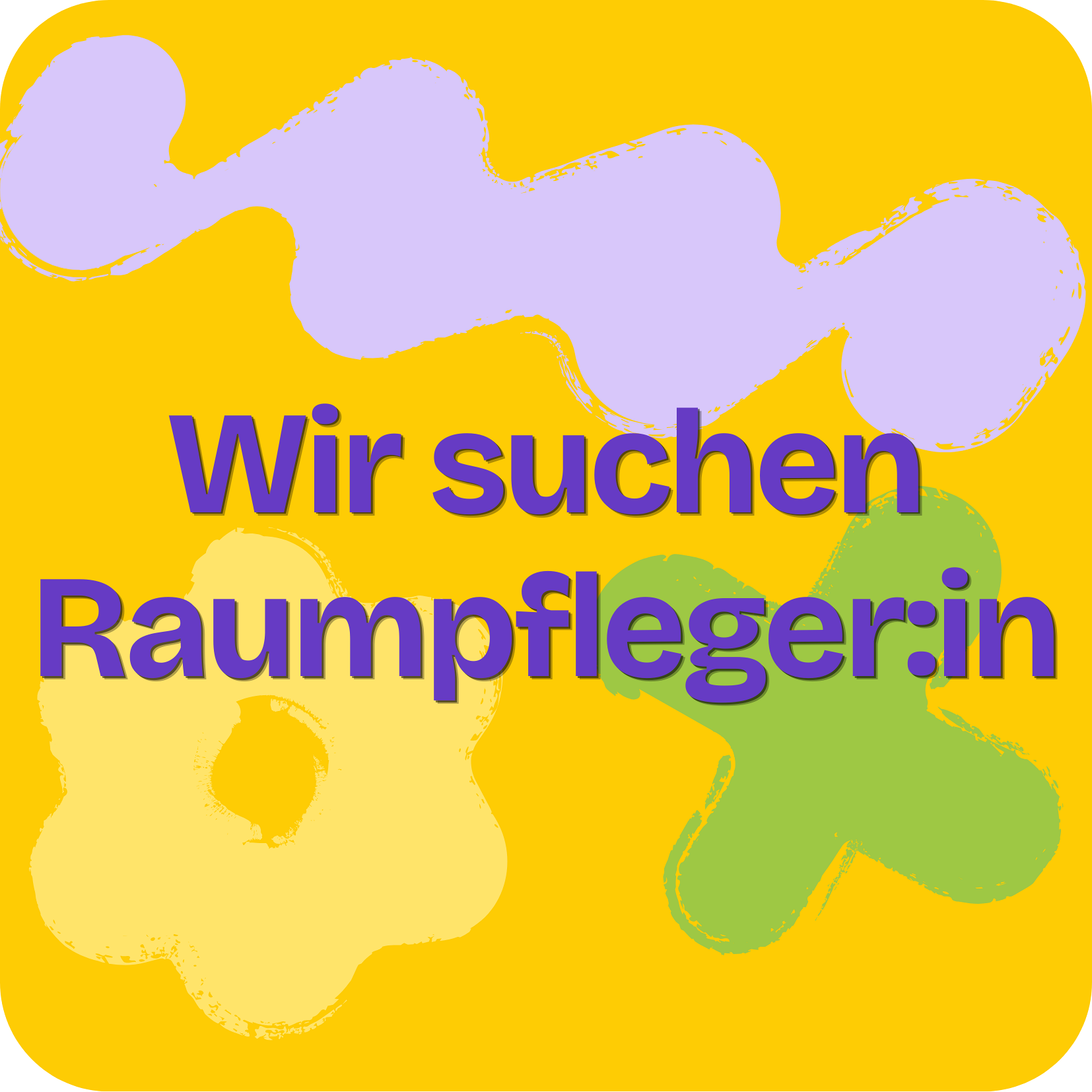 Wir suchen Raumpfleger:in