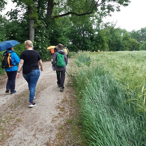 Durch Felder und Wälder führte der Weg
