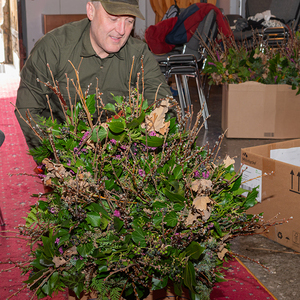 Palmbuschenbinden Pfarre Kirchdorf an der Krems