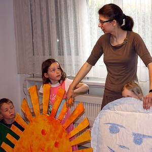 Abschied von Pfr. Wimmer im Kindergarten