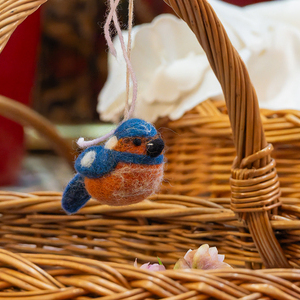 Korb für Speisensegnung mit Vogerl geschmückt