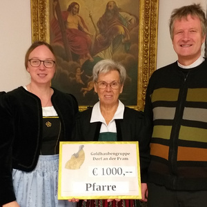 Spende Goldhaubengruppe