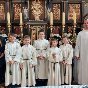 Ministrantenaufnahme und Verabschiedung 2022