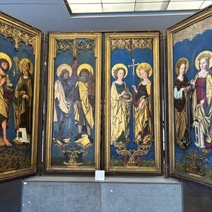 Sebald auf einem Flügelaltar im Nationalmuseum