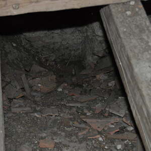 Bauschutt im Gewölbe