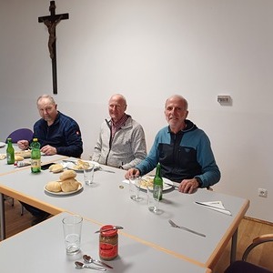 Stärkung nach getaner Arbeit