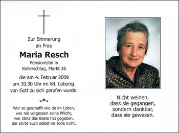 Maria Resch