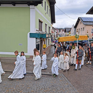 Prozession zurück zur Kirche