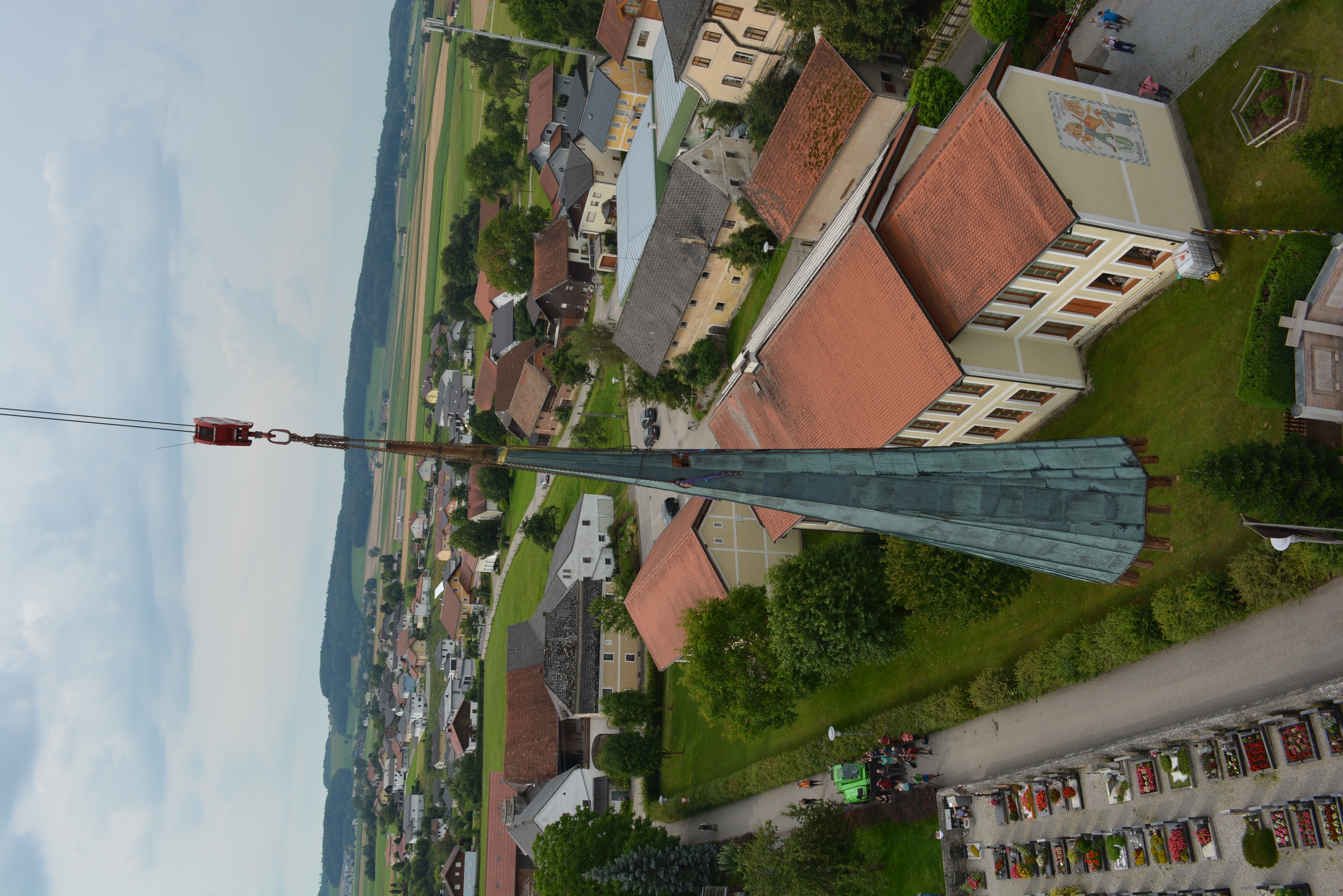 Turmhelmabnahme Juli 2020