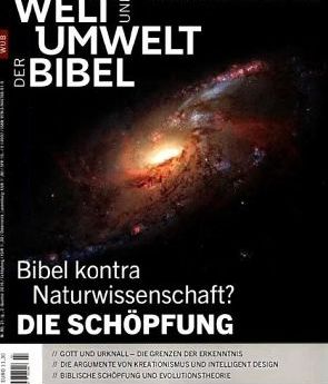 Coverausschnitt der Zeitschrift Welt und Umwelt der Bibel: Die Schöpfung