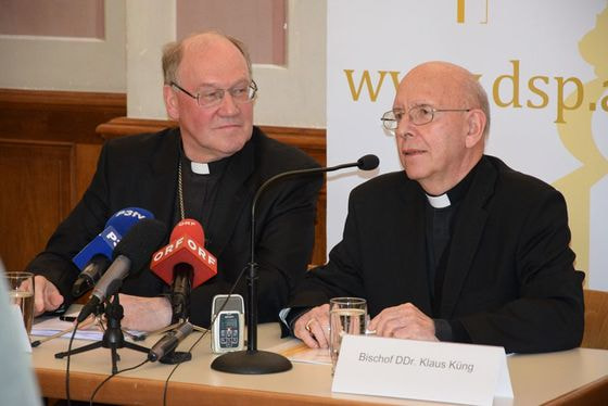 Bischof Alois Schwarz und Bischof Klaus Küng / © Kathpress / Henning Klingen Bischof Alois Schwarz und Bischof Klaus Küng