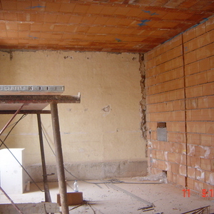 Stauraum hinter dem großen Saal               