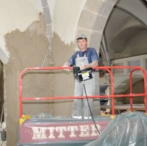 Innenarbeiten und Verputzen