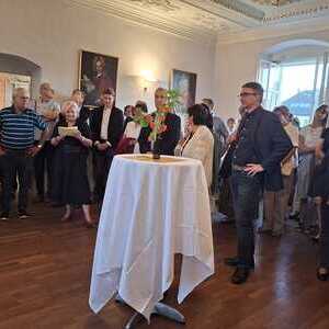 Ausstellungseröffnung im Pfarrsaal